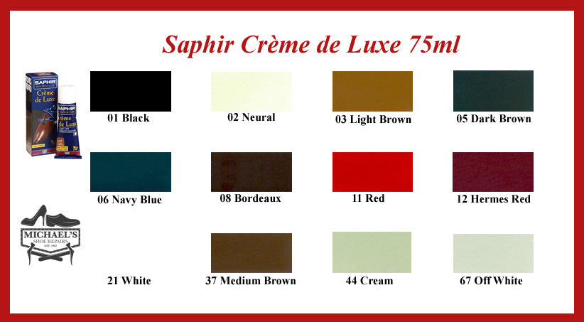 Saphir Creme De Luxe Black