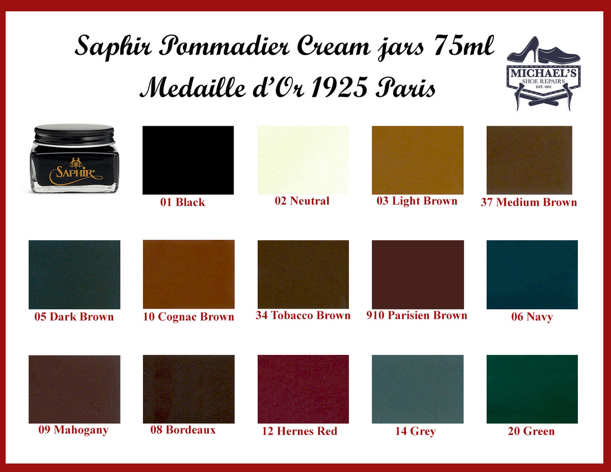 Saphir Medaille D'Or Pommadier Cordovan Cream - Neutral Color For Cordovan Leather Care