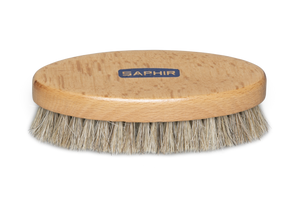 Saphir Oval Pale Bristle Brush