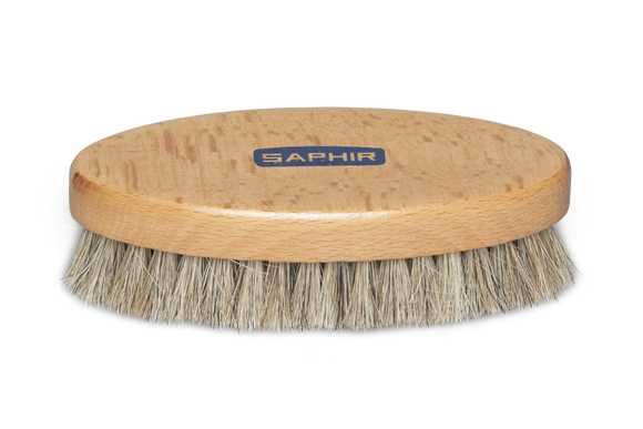 Saphir Oval Pale Bristle Brush